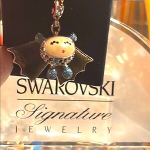 Swarovski Flying Bat Charm/Pendant
